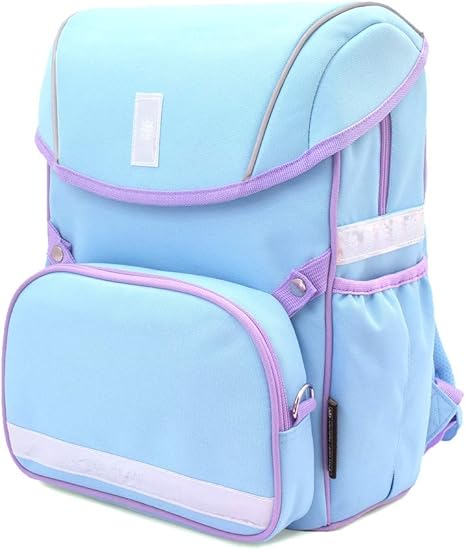 Amazon Co Jp ランドセルリュック ライトブルー ラベンダー 子供 軽い 丈夫 通学 塾 ナイロン 防水 軽量 Nc401820 シューズ バッグ