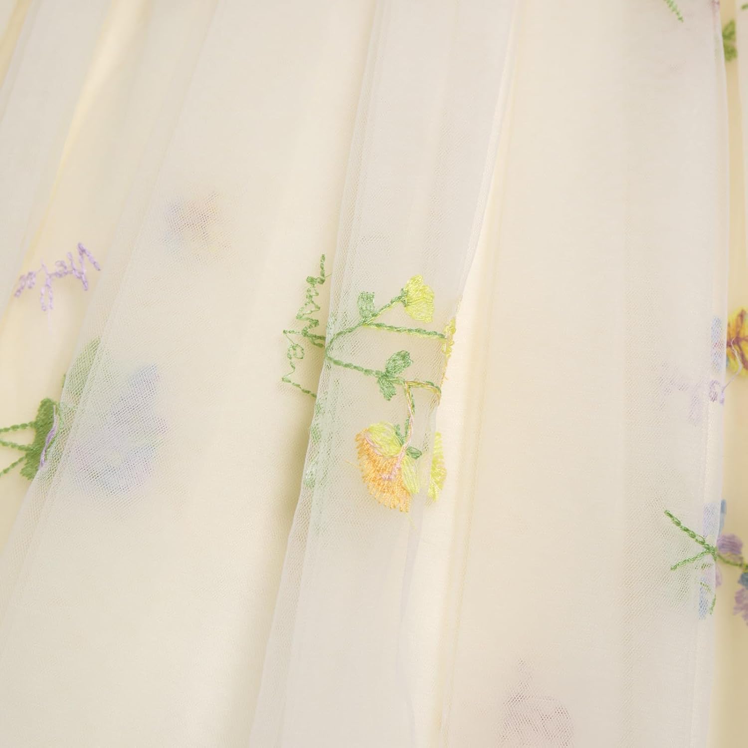 Flower Girl One Shoulder Formal Wedding Tulle Dress Toddler Bridesmaid Kids Pageant Floral Rainbow Birthday Outfits