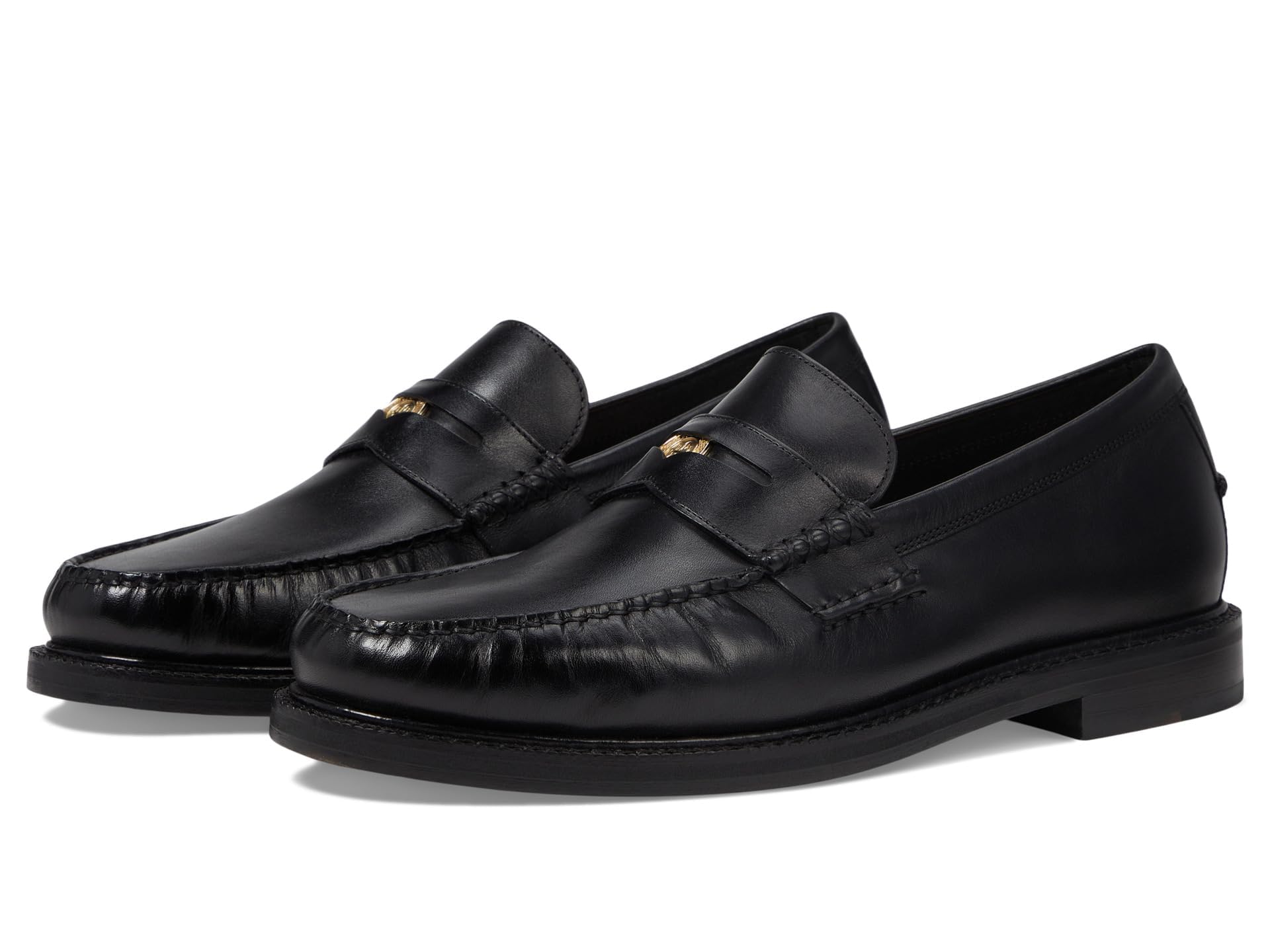 Mocassins Cole Haan Country Penny - Cuir Noir Taille 10M - Occasion