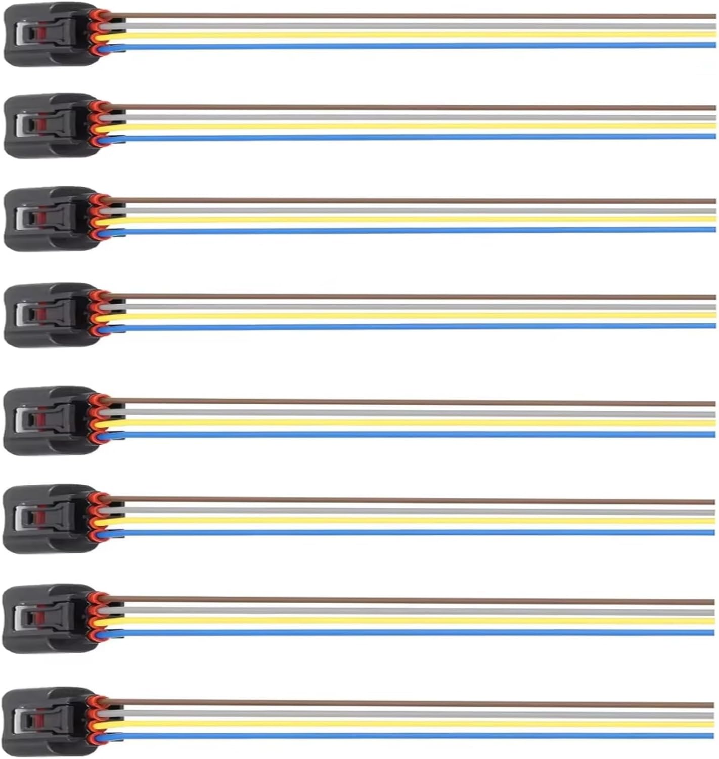 Ignition Coil Plug Compatible With Lexus For HS250h 2010 2011 2012 Car Ignition Coil Harness Plug Connector 4-way 2AZFE1ZZFE(2pcs)