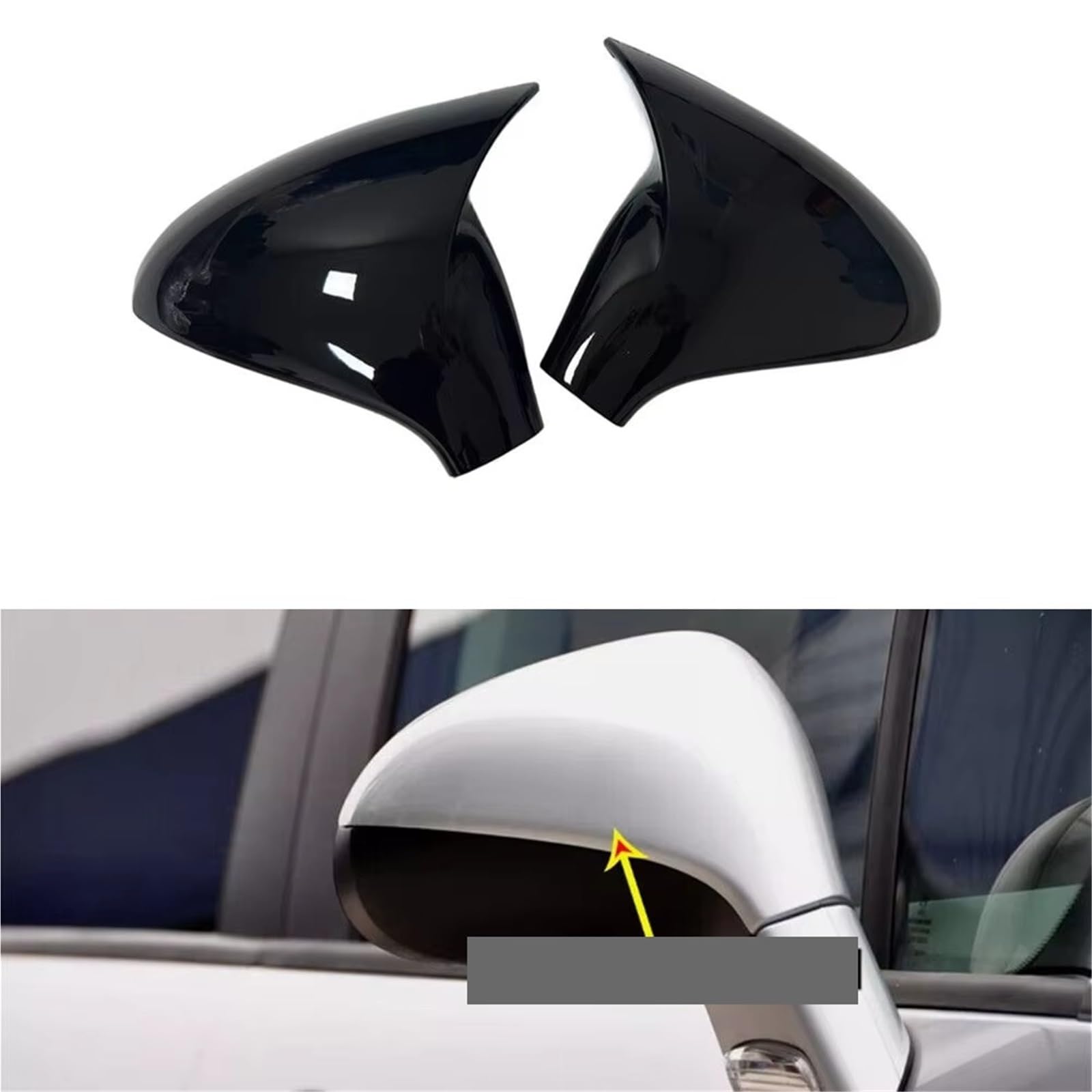 Coperture Per Specchietto Retrovisore Auto Per Peugeot 207 2006-2012