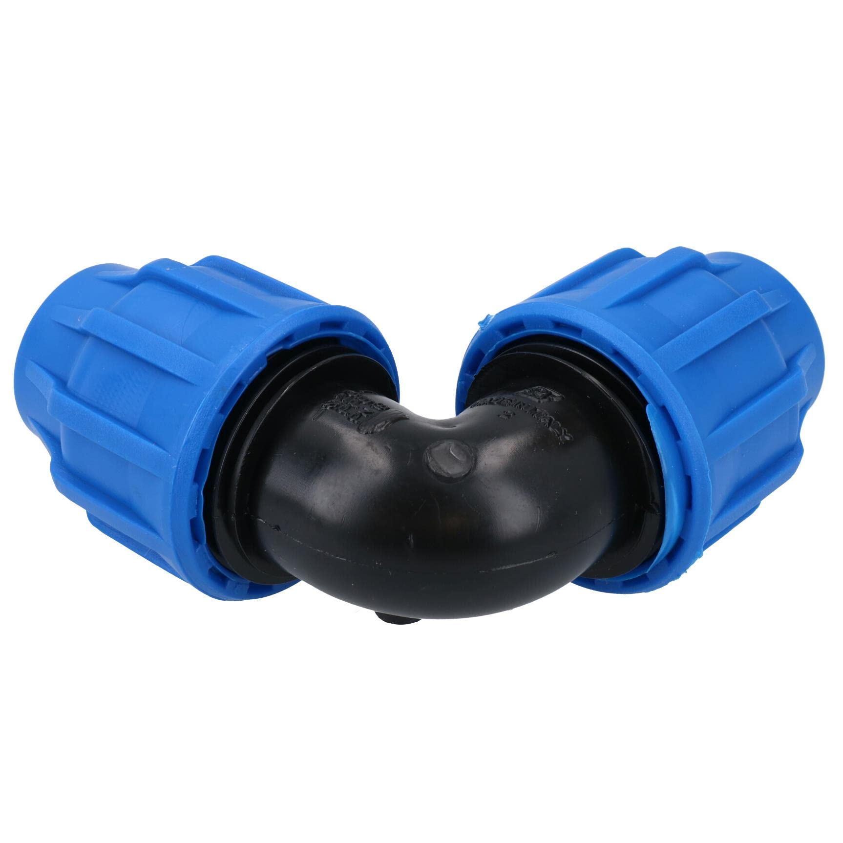 20 x 20 mm MDPE codo 90 grados compresión acoplamiento conector 10PK
