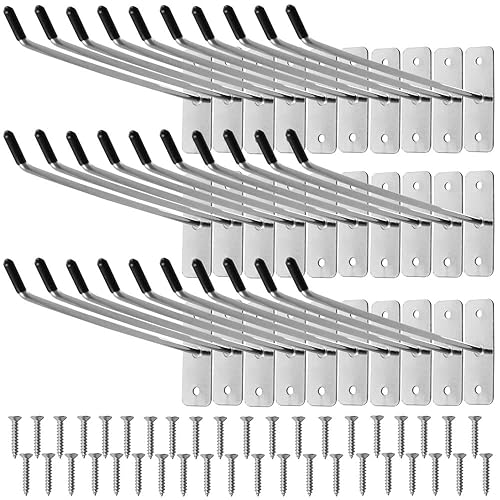 30pcs Wall Mounted Hook Heavy Duty Metal Single Hooks Home