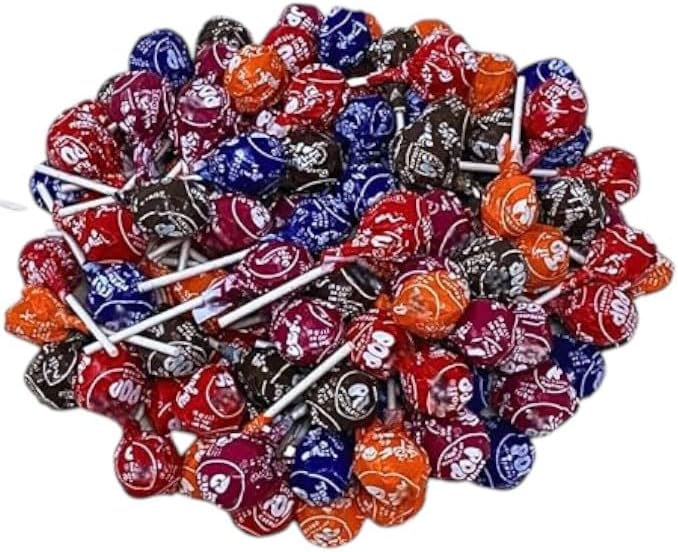 Assorted Fruit Flavored Tootsie Pops 1.5-Lbs- Five Classic Flavors Bulk Pack Of America's Favorite Lollipops - Individually Wrapped (24-Oz)