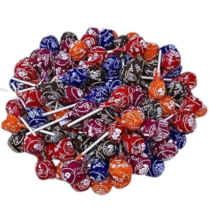 Assorted Fruit Flavored Tootsie Pops 1.5-Lbs- Five Classic Flavors Bulk Pack Of America's Favorite Lollipops - Individually Wrapped (24-Oz)