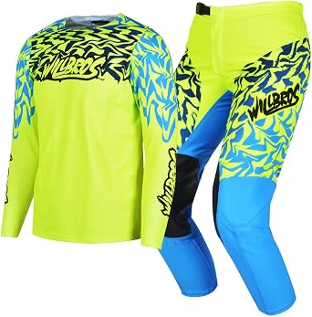 الشباب جيرسي بانت كومبو للأطفال MX Motocross Gear Set Childen Racewear على الطرق الوعرة MTB ATV دراجة نارية الأولاد الفتيات