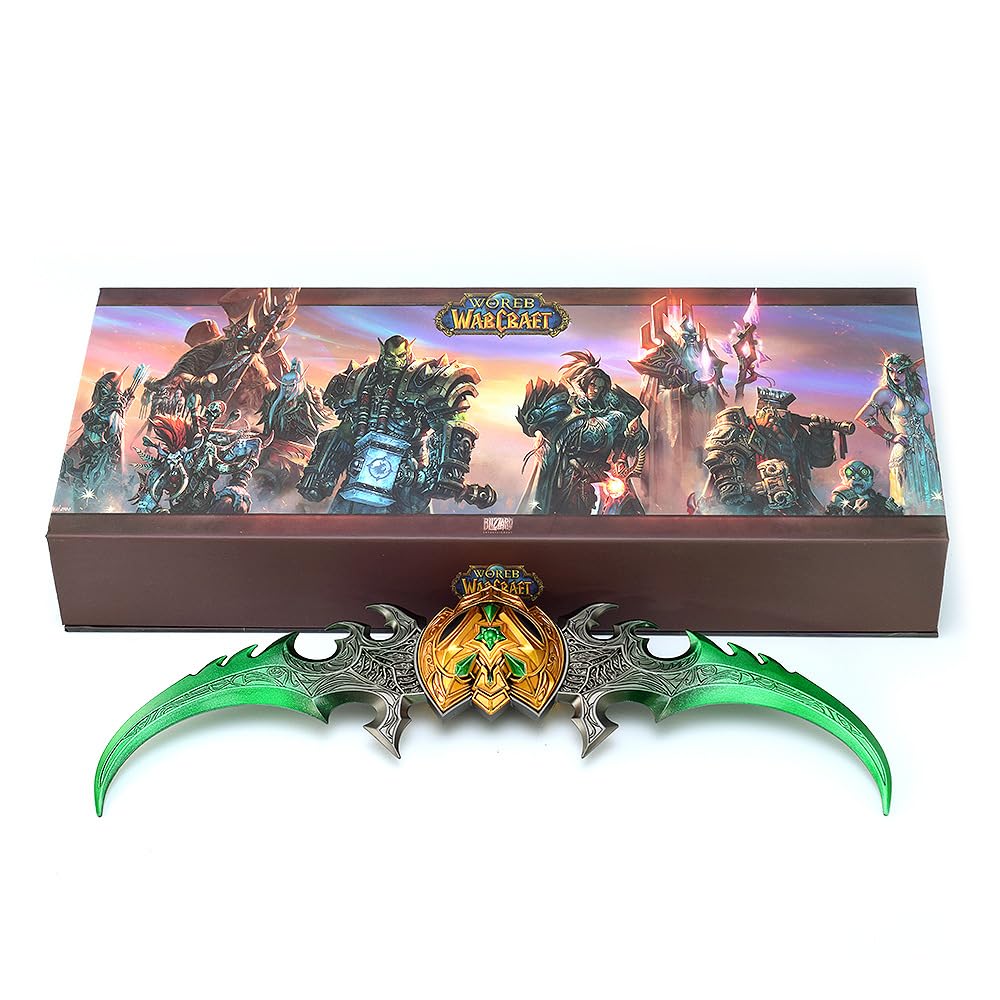 VNVFJKLO Game prop model, Desk Decoration22Cm/8.7In with Display Stand All-Metal Game Collectible(Green)