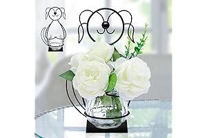 Exquisite Dog Vase: A Harmony of Nature and Decor