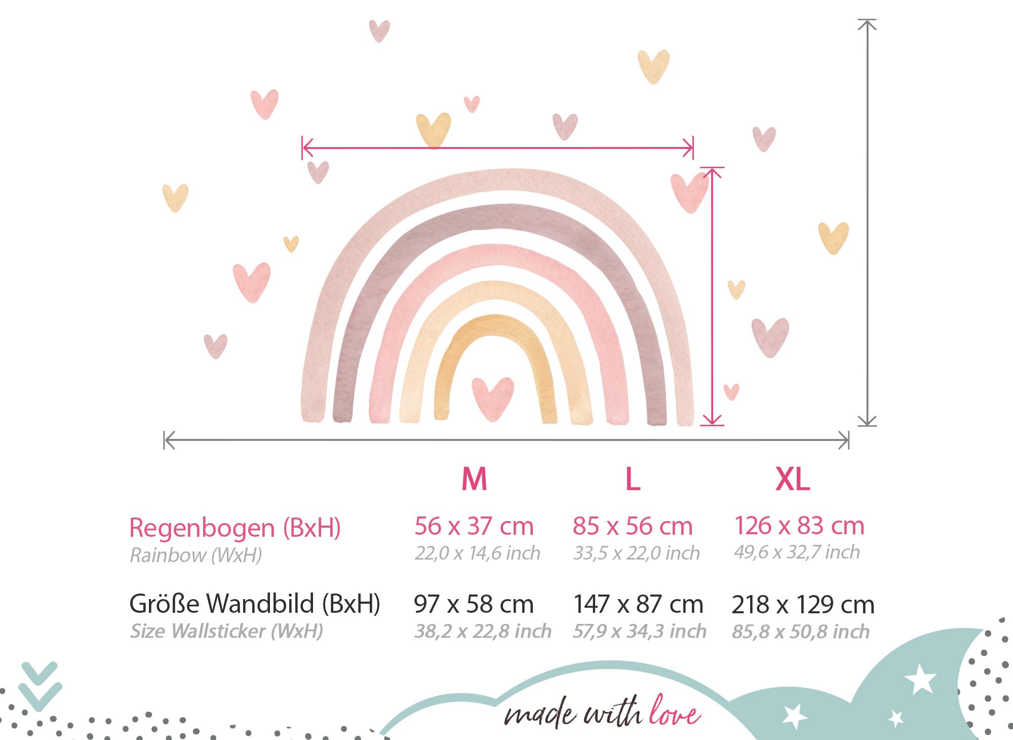 Neukids Sticker Mural 120 X 67 Cm - Motif Soleil Doré - Starburst - Pour Chambre D'enfant - Pour Salon, Chambre à Coucher, Chambre De Fille, Couloir - Décoration Murale Bohème