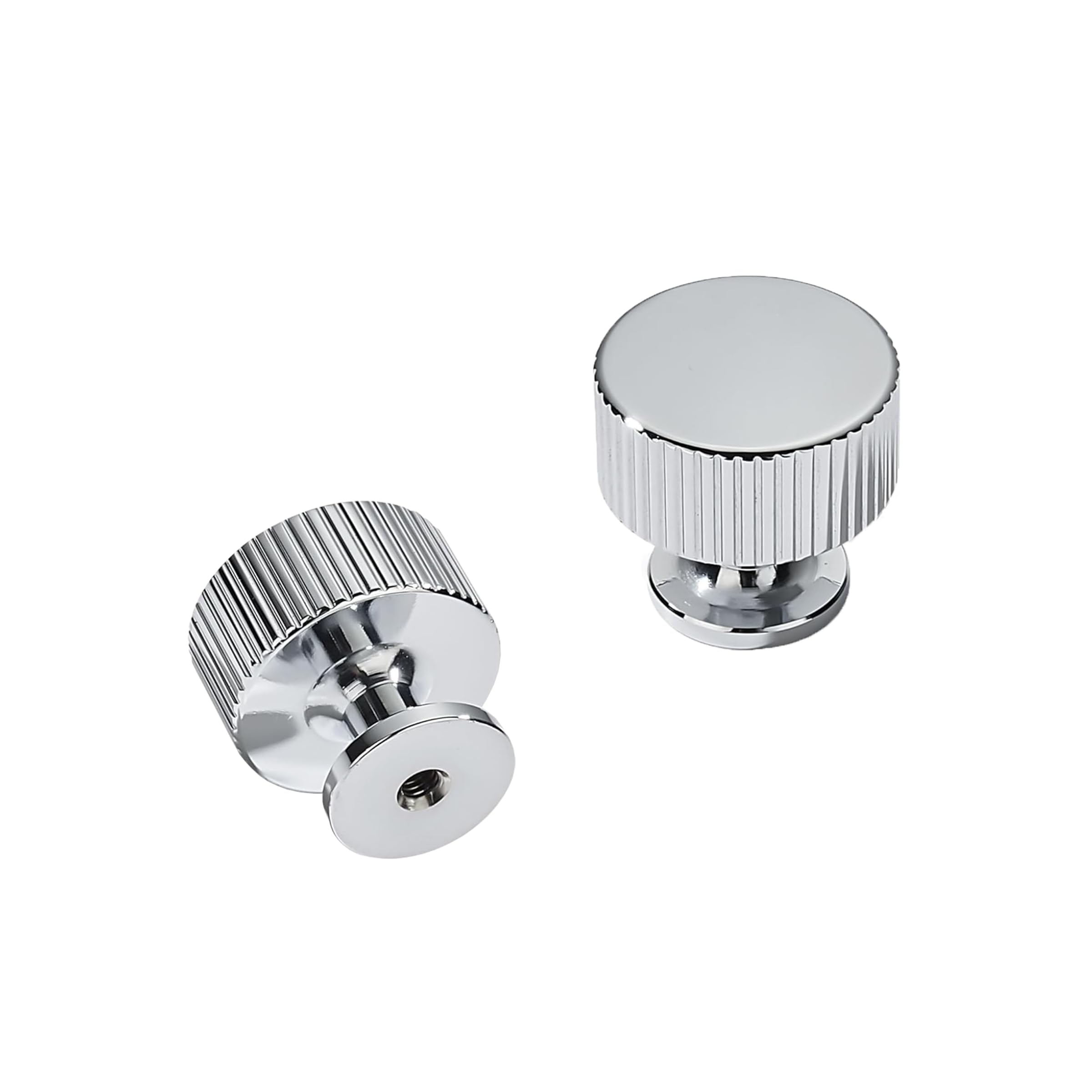 ZAUYX 10-Pack Knob Polished Chrome Cabinet Pulls Cabinet Pull is Suitable for Drawers Dressers Handles Kitchens Bathroom cabinets — image 1