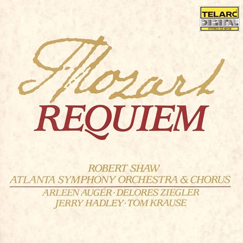 Mozart Requiem Auger Ziegler Hadley Krause Shaw