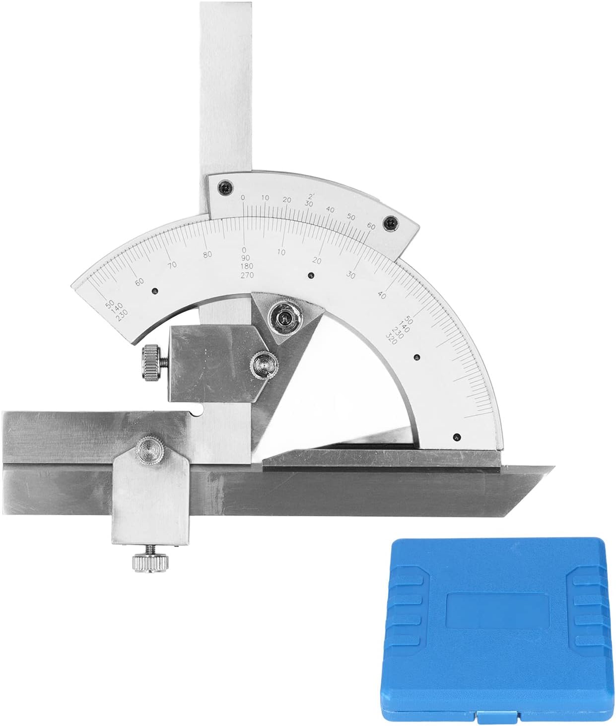 Vernier Bevel Protractor, DIY 0‑320° Measuring Angle Finder Accurate
