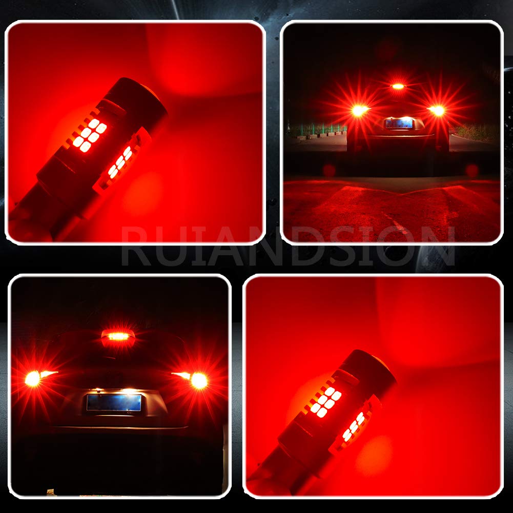 Ruiandsion BAW15D 12V P21W/5W Halogen Brake Light Bulb Tail - View #4