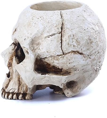 Miniatura 4 de 2 portavelas de calavera, candelabros de esqueleto, espeluznantes, decoración gótica, candelabros de resina, manualidades para Halloween, Navidad,