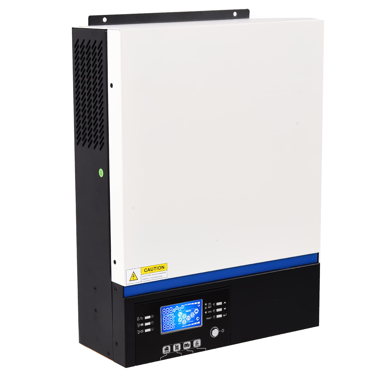 Ładowarka Solarna 3000W Off Grid z technologią MPPT do Użytku Domowego, Trwała Stal Walcowana na Zimno, Zdejmowany Panel LCD