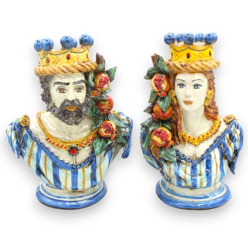 Bustos de cerámica de Caltagirone SICILIA BEDDA el regalo de bodas perfecto