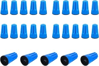 Waterproof Wire Nuts Sprinkler Wire Nuts Silicone Filled 25Pcs | UL Listed, 20-10 AWG Low Voltage Waterproof Wire Connectors, Wire Nuts for Sprinklers, Irrigation Systems & Yard Lighting