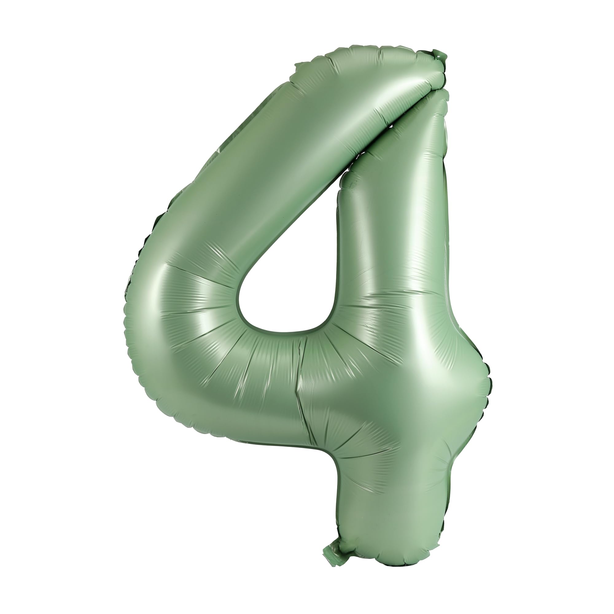 YPSelected 32 Inch Large Foil Helium Number Balloon Birthday Wedding Party 0-9 (Olive Green, 4)