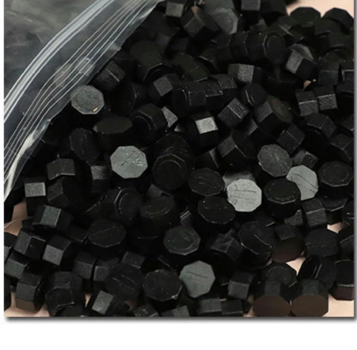 500g Vintage Lakowe Koraliki Do Pieczęci Kopertowej Woskowe Patyczki Do Pieczęci Ślubnej Woskowej Starożytne Laki Do Pieczęci(Black)