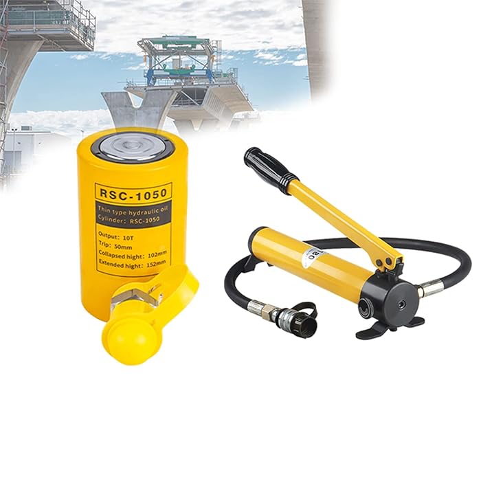 Buy Hydraulic Cylinder Jack 10/20t and Manual Hydraulic Pump Portable