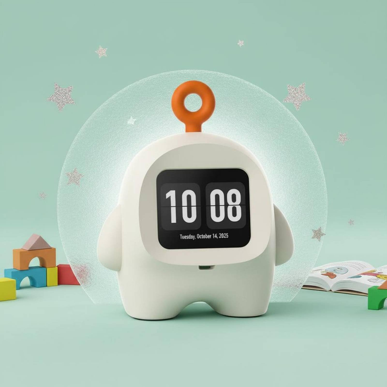 Gralara Robot Vocale Intelligente Assistente Vocale Intelligente da Scrivania Giocattolo Educativo per Bambini, Studenti, Camera, Studio, Bianco