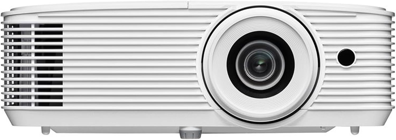 Optoma EH401 Full HD, 4000 Lumens, Dual HDMI, USB Power for Streaming Stick, Built-in Speaker, Compact Projector for Office & Classroom, 1080p