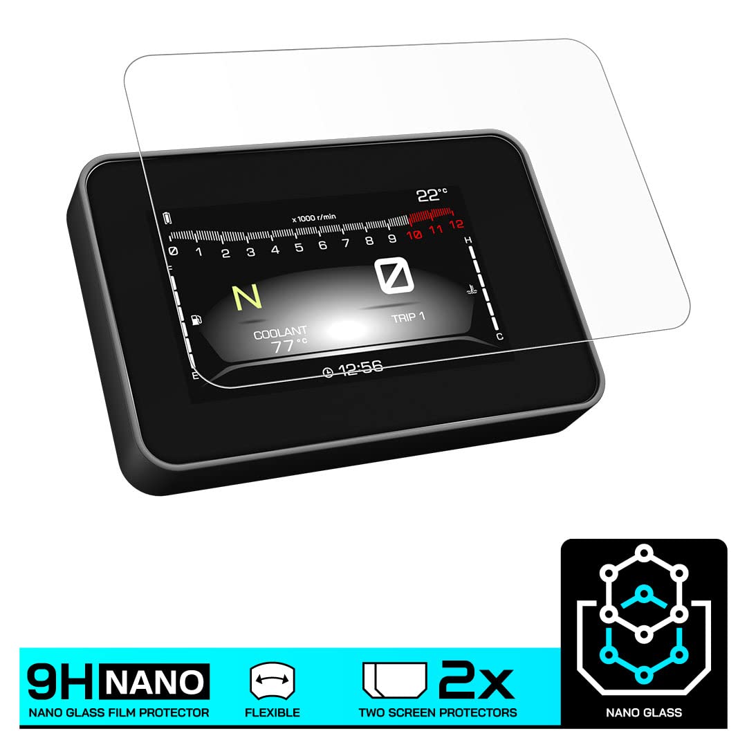 Speedo Angels NANO GLASS Dashboard Screen Protector for MT-07 (2023-) x 2