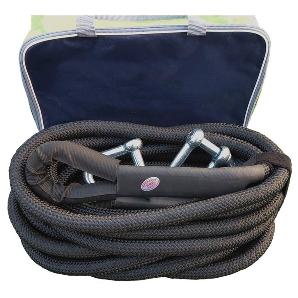4x4 for Trabajo Pesado Remolque cinturón, Correa de Remolque del Coche, Cuerda de Remolque, con Ganchos de Seguridad 2 y Bolsa de Almacenamiento (Size : 8m/5t)
