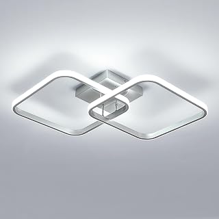 Toolight Deckenlampe LED 42W 4725LM 6500K Silber 59cm Flur