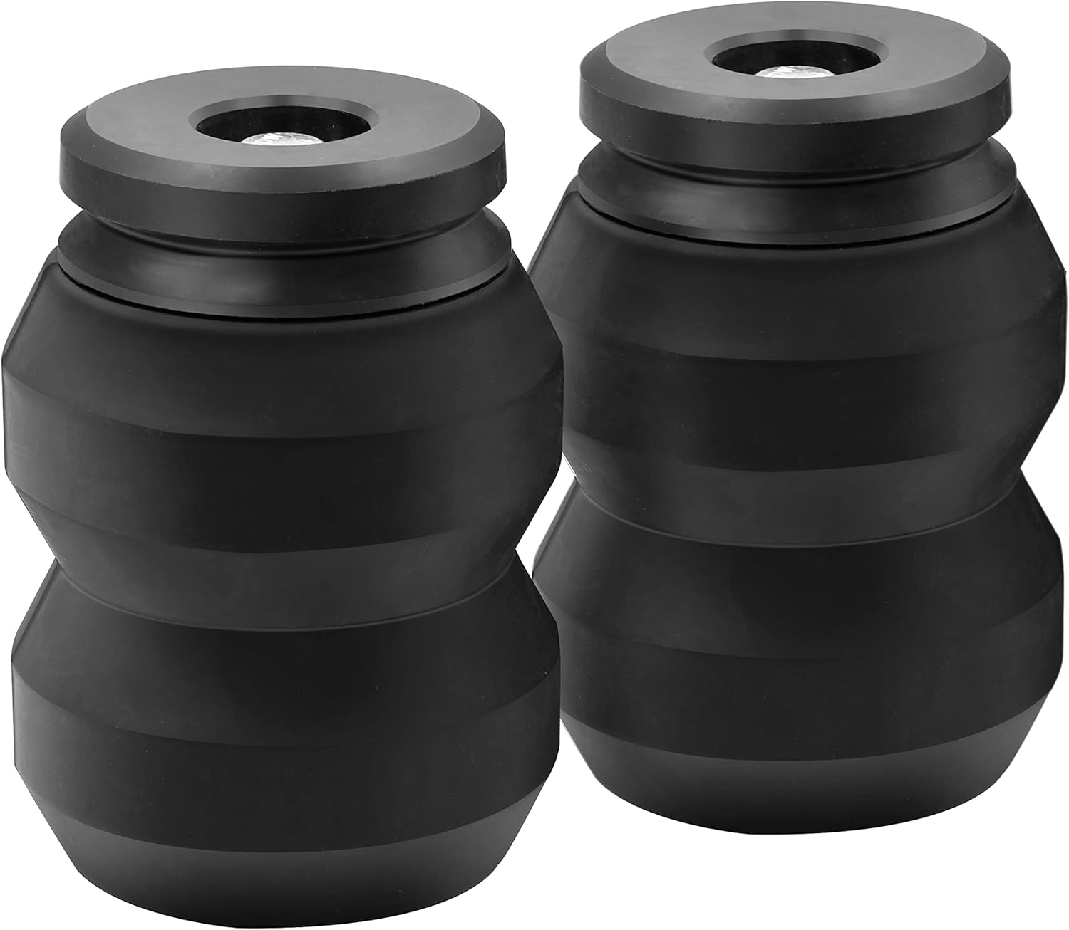 DR1500DQ Rear Suspension Enhancement System Compatible with Dodge Ram 1500 2WD 4WD 2009-2024 Quad & Crew Cab Rubber Helper Kit