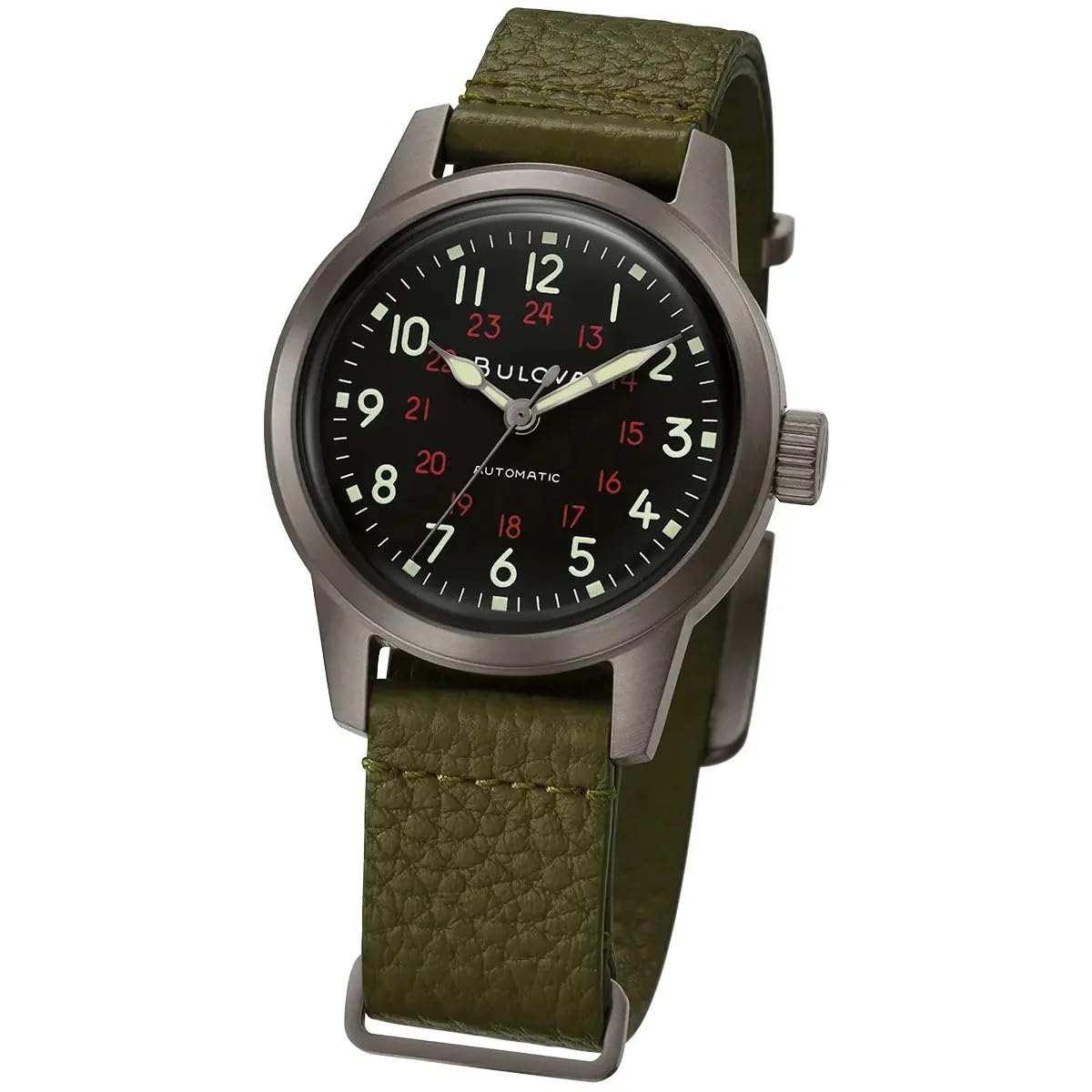 Bulova Fliegeruhr Unisex, Durchmesser 38mm, 98A255