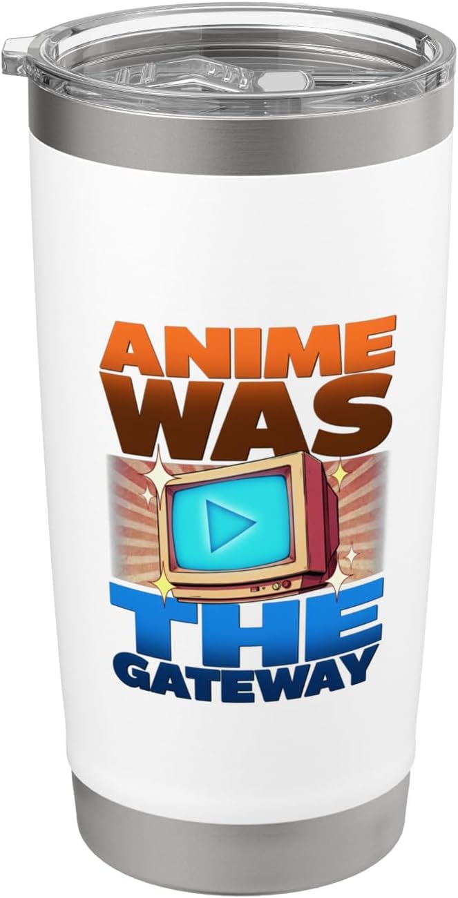 Anime Started My Fandom Journey Funny Japanese Animation Stainless Steel Insulated Tumbler
