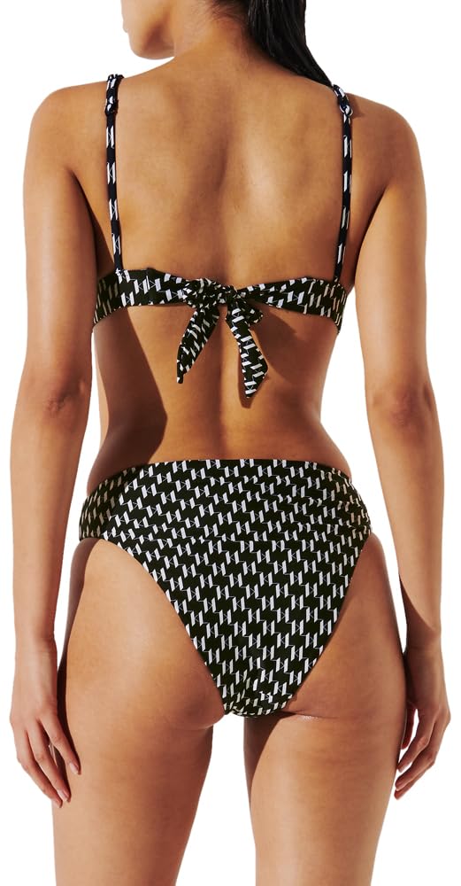Karl Lagerfeld Donna Monogram Cheeky High Waist Bottom