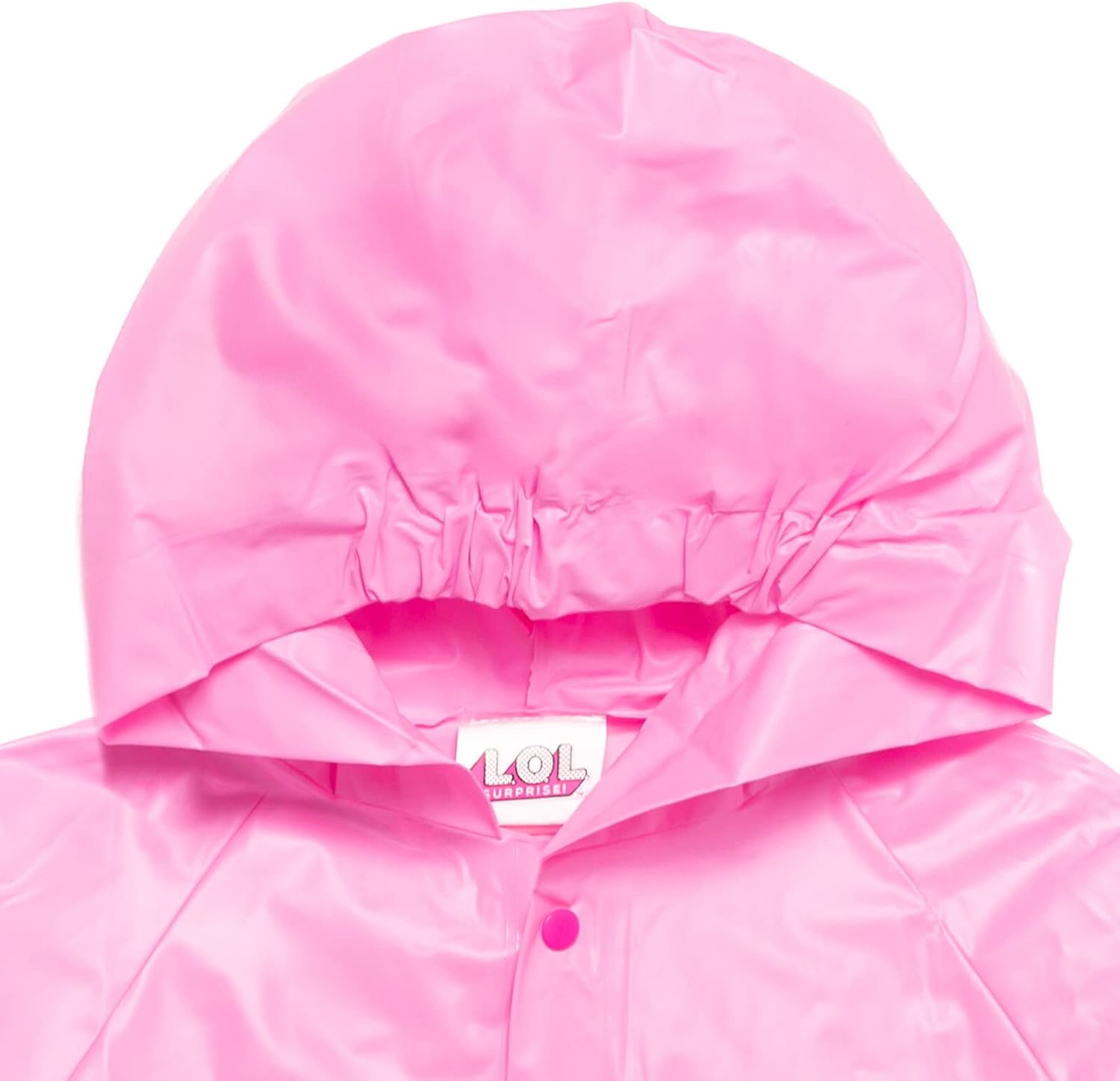 L.O.L. Surprise! Diva Neon Q.T. M.C. Swag Girls Waterproof Rain Jacket and Umbrella Little Kid to Big Kid