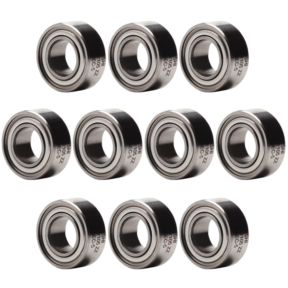 Sourcing Map Roulement à Billes à Bride F623ZZ 3 X 10 X 4mm Blindage Chrome Acier Roulements 10Pcs