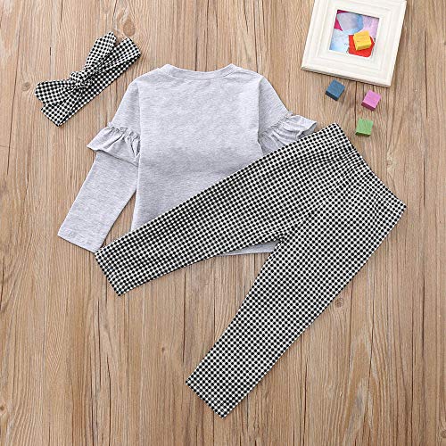 3pcs Neonata Manica Lunga Completini Solido