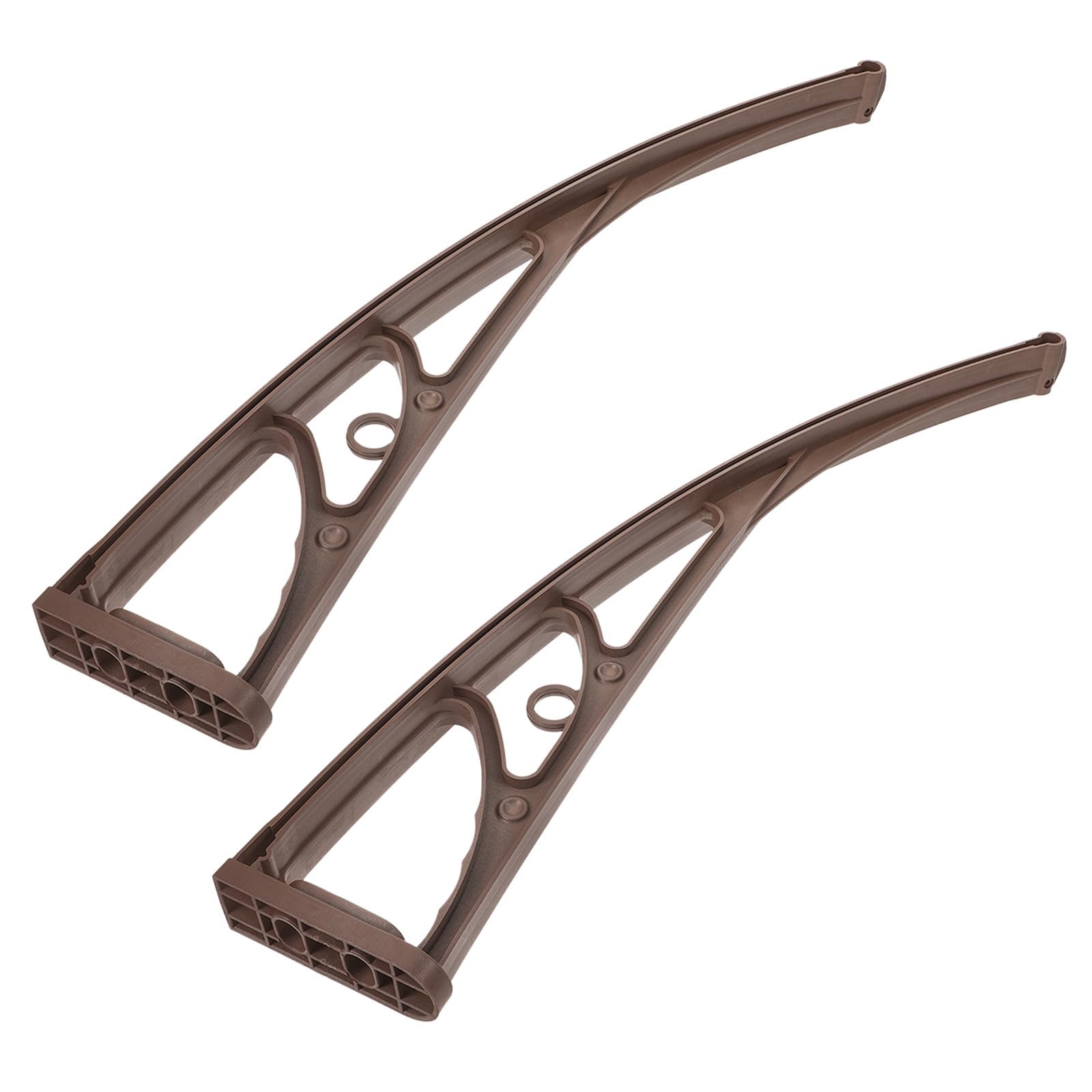 Soportes para toldo de ventana de plástico acero ajustables patio exterior 2 uds