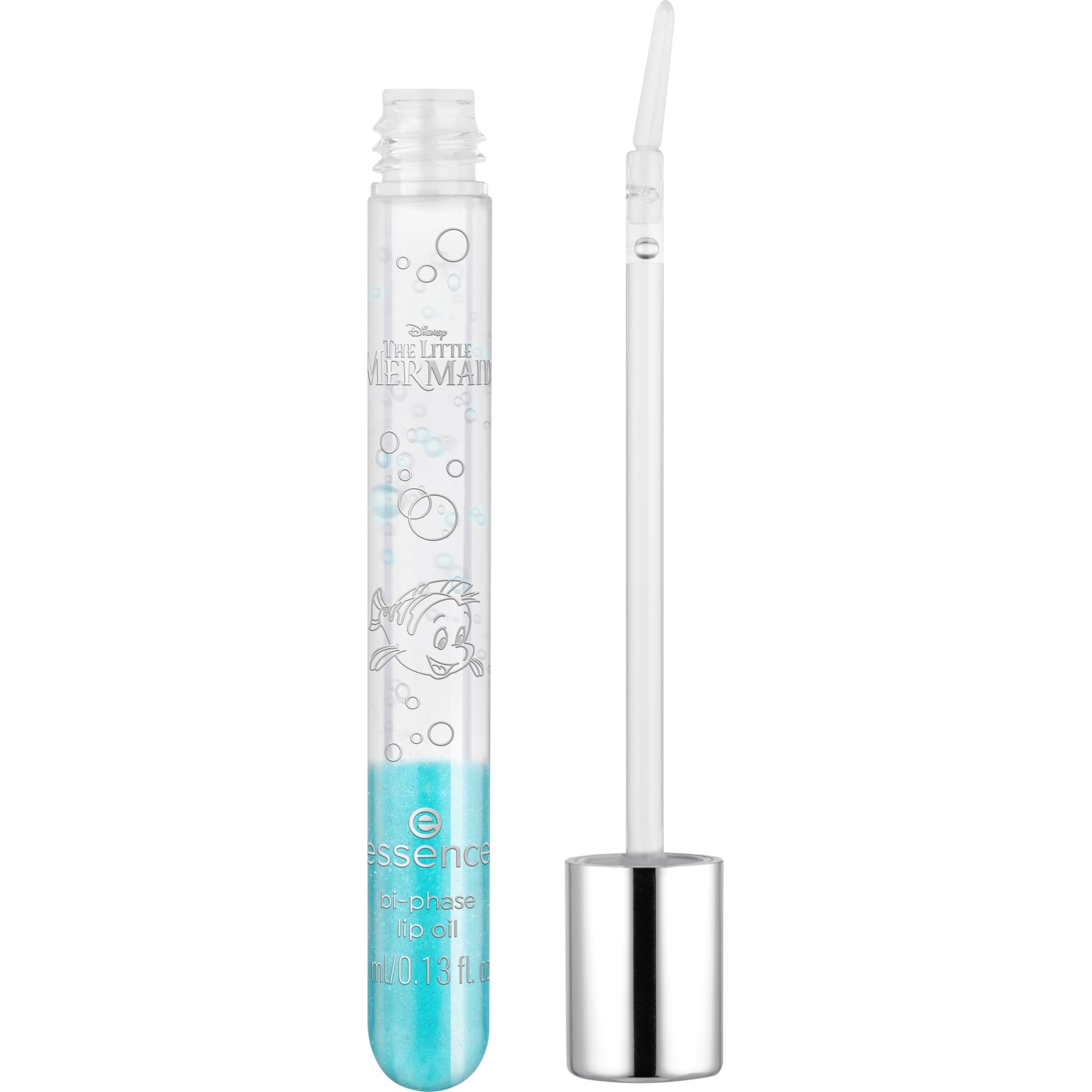 essence Disney THE LITTLE MERMAID bi-​phase lip oil huile à lèvres, avec huiles, brillant, chatoyant (4ml)