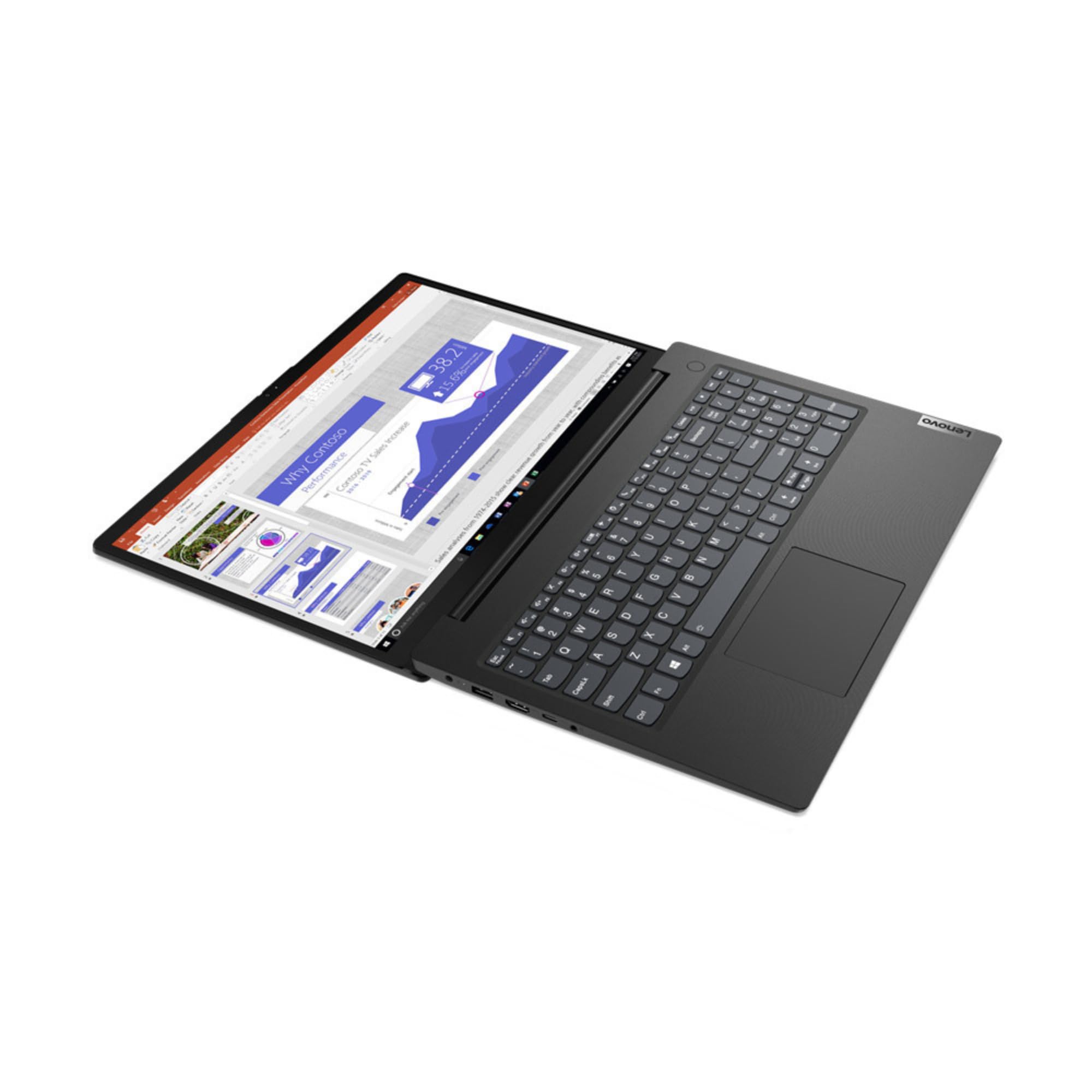 Lenovo Notebook PC Portatile 15,6" Full HD Intel N4500 8GB RAM 256GB SSD NVMe Win 11 Pro