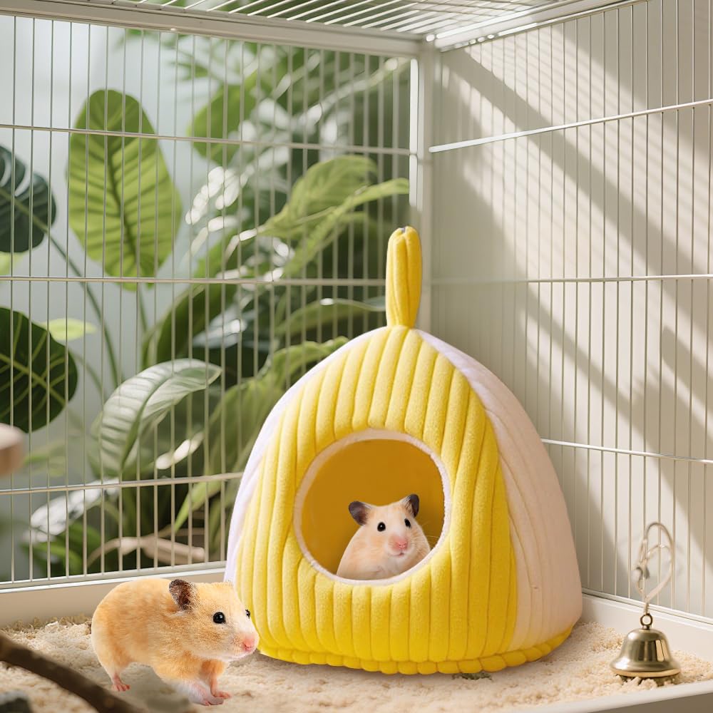 DONGKER Nid D'oiseau Chaud,Confortable Refuge d'hiver pour Perroquets avec Tapis et Anneau de Suspension Amovible pour Aras,Perroquets Gris D'Afrique,Perruches,Conures