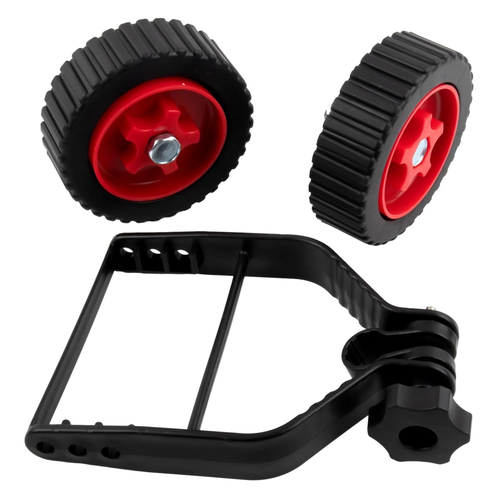 Juego de ruedas soporte for cortacésped plástico | Cortacésped Cortacésped Herramienta de jardín: Juego de ruedas de soporte ajustable universal extraíble