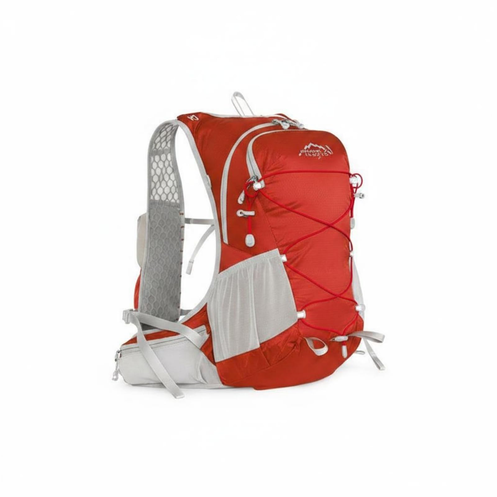 apirily Lightweight Trail Running Backpack Breathable Mesh Hiking Backpack Adjustable Straps Sports Gear Carrier Close-Fitting for Cycling, Red-picture-13