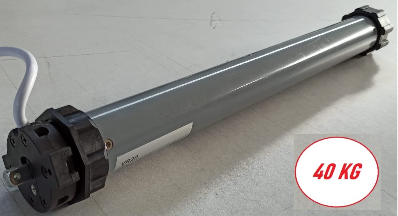 Kit Motorizzazione Tapparelle 40 kg 20 Nm Varie Misure RULLO REGOLABILE Motore per tapparelle (da 100 cm a 135 cm)