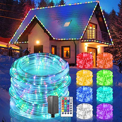 70% Off Discount ALOVECO Rope Lights Outdoor 49ft 150 LED String Lights 17 Color Changing Rope Light Waterproof Connectable Indoor Outdoor Fairy Lights for Christmas Bedroom Tree Patio Garden Deck Fence Decoration 70% Off Discount ALOVECO Rope Lights Outdoor 49ft 150 LED String Lights 17 Color Changing Rope Light Waterproof Connectable Indoor Outdoor Fairy Lights for Christmas Bedroom Tree Patio Garden Deck Fence Decoration