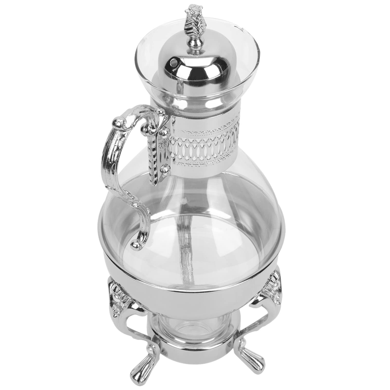 HANABASS Espresso Machine Turkish Coffee Pot Vintage Glass Coffee Pot Restaurant Coffee Serving Pot European Style Heatable Glass Coffee Kettle for Home Coffee Shop Use Turkish Coffee Maker