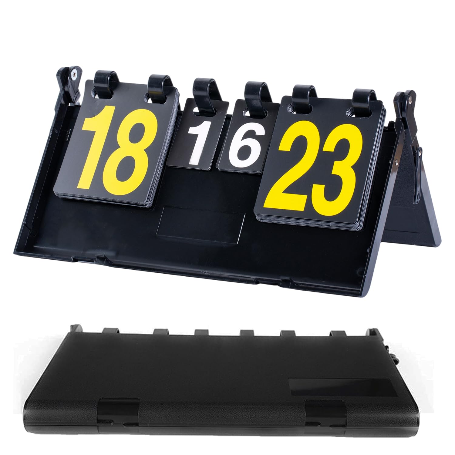 Sintonizzatore portatile – Tavola sportiva pieghevole per ping-pong, badminton, basket, visualizzazione a due lati, per sport interni ed esterni e per allenatori