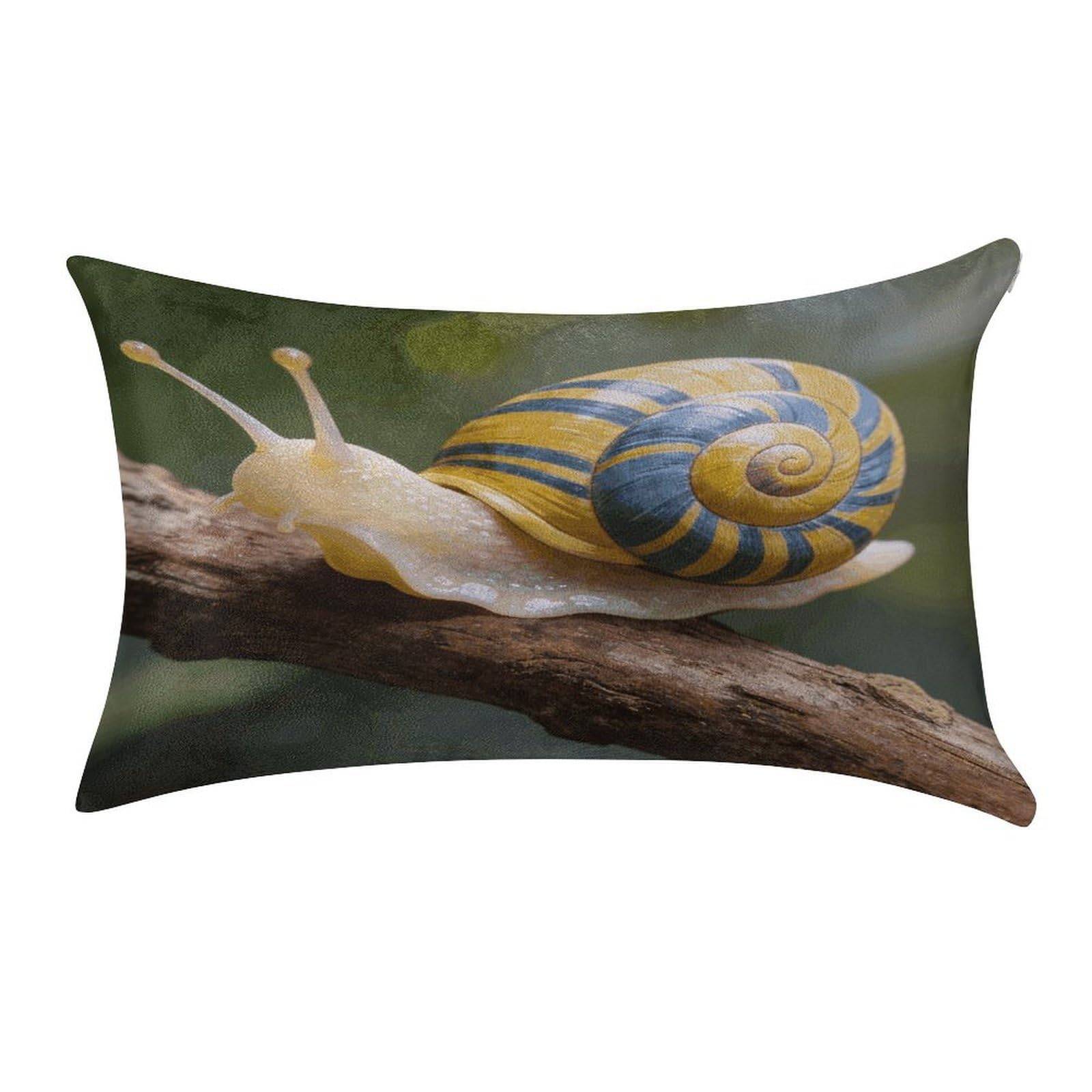 Fodpand Style Snail Pillowcase,Elegant Designed Home Decor,Velvet Pillowcase,Soft And Cozy,Pillow Case Cover With Hidden Zipper For Bedroom, Sofa, Couch