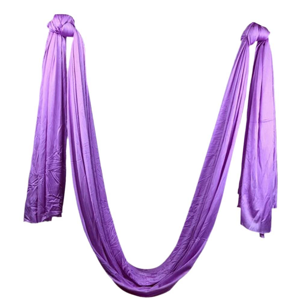 BNF® 5 2.8M Anti-Gravity Yoga Swing Hammock Aerial Inversion Strap Purple-Sporting Goods-Fitness, Running & Yoga-Yoga & Pilates-Yoga Props- 1 Yoga Swing Hammock