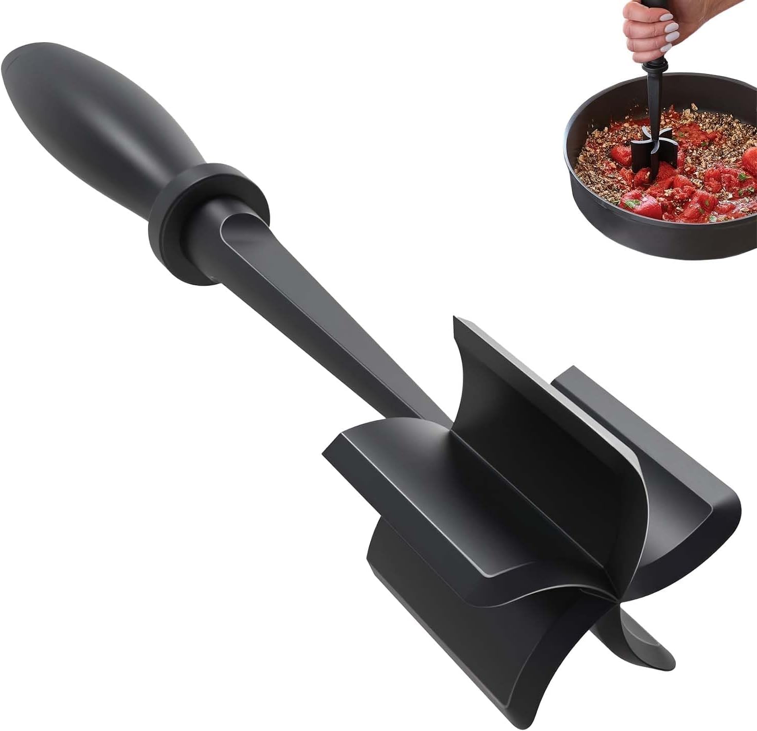 Meat Chopper,Ground Beef Meat Masher,Ground Beef Chopper