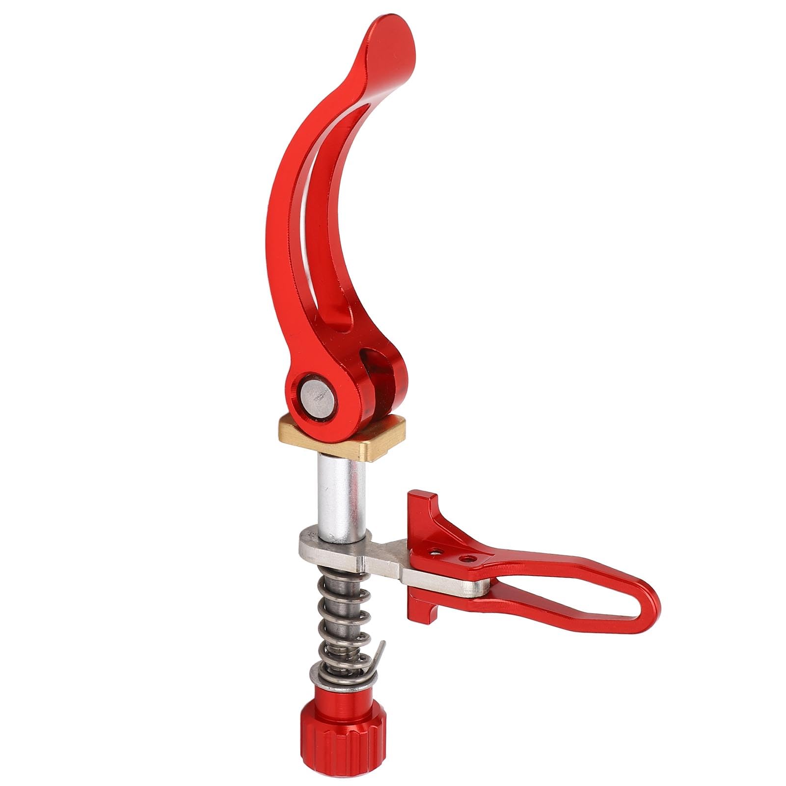 Armchair for Armchairs, Stable Stainless Steel Adjustable Safety Post Tube Clamp/Holder for Folding Cycles (Red)